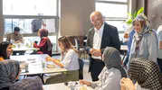 Malatya’da kütüphanede ders çalışan gençlere sıcak yemek desteği