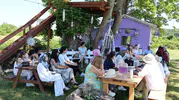 Sinop’ta lavanta tarlasında aromatik bitki eğitimi