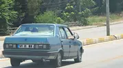 Denizli trafiğinde herkesin canını hiçe sayan tehlikeli yolculuk