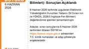 e-YÖKDİL 2026/3 sınav sonuçları erişime açıldı