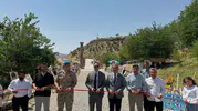 Tarihi Cendere Köprüsü bu kez öğrencilerin renkli dünyasına ev sahipliği yaptı