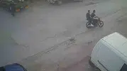 Kaçan genç sürücü kazayla durabildi