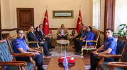 Bilecik'te infaz koruma memurları Vali Sözer ile bir araya geldi