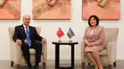 Kurtulmuş ve Gafarova Bakü’de masaya oturdu