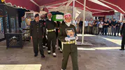 Sivaslı Kıbrıs Gazisi İbrahim Aldemir son yolculuğuna uğurlandı