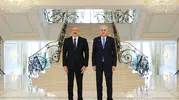 Numan Kurtulmuş Bakü'de İlham Aliyev ile bir araya geldi