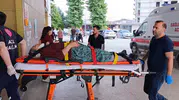 İnegöl'de bahçede kiraz hasadı yaparken ağaçtan düşen kadın yaralandı