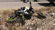 Adıyaman Besni yolunda motosikletli sürücü kazada can verdi