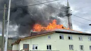 Kastamonu'da çıkan yangın köy camisini küle çevirdi