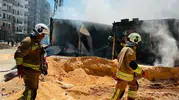 Hatay Defne’de yaşam konteyneri alevlere teslim oldu