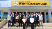 19 Mayıs Anadolu Lisesi’nde öğrenciler için özel okuma alanı açıldı