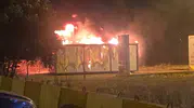 Hatay Kırıkhan’da boş konteyner yangını paniğe neden oldu?