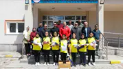 Sivaslı öğrencilere spor malzemesi desteği ulaştı