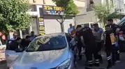 Batman Bahçelievler'de trafik kazası Bir kişi araçtan güçlükle çıkarıldı