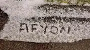 Afyon’da dolu yağışı yolları kışa çevirdi