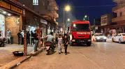 Suruç'ta fırın yangını müşterileri sokağa döktü