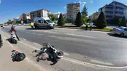 Karaman’da otomobil ile elektrikli bisiklet kazası