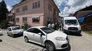 Tosya’da sokak arasında korkutan kaza