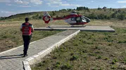 Erciş'te minik bebek için acil hava ambulansı operasyonu