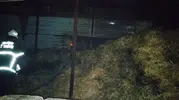 Hatay’da bir çiftlikte samanlar alevlere teslim oldu