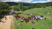 Sındırgı Düğüncüler köyünde yayla şenliği rüzgarı esti