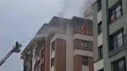 Pazarcık'ta apartman dairesinde korkutan yangın