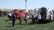 Malatya’da 84 yaşındaki hastanın hayatını helikopter kurtardı