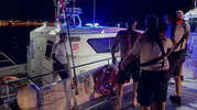 Didim açıklarında batan teknedeki iki kişi ölümden döndü