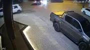 Alanya'da motosiklet kazası kamerada