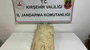 Kırşehir yolunda Roma dönemine ait tarihi eser yakalandı