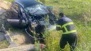 Siirt Kurtalan yolunda kaza yapan sürücü ağır yaralandı