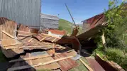 Erzurum Tekman’ı sel ve kasırga vurdu
