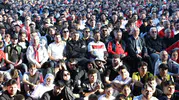 Kâğıthaneliler milli maç heyecanını dev ekranlarda birlikte yaşadı