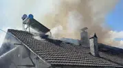 Bartın'da çıkan yangın bir aileyi evsiz bıraktı