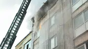 Fatih’te iş hanını dumanlar sardı