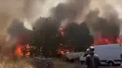 Diyarbakır Çarıklı'da tarım arazileri alevlere teslim oldu