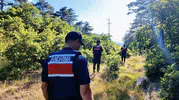 Çanakkale’de jandarma ormanlık alanları karış karış denetliyor