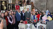 Erzurum’da el emeği eserler Çifte Minareli Medrese’de sergileniyor