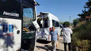 İşçi servisleri birbirine girdi, yaralı sayısı 42’ye ulaştı