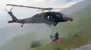 Malatya Beydağı'nda kalp krizi geçiren vatandaş helikopterle hastaneye yetiştirildi