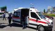 Malatya’da polis aracı ve motosiklet çarpıştı