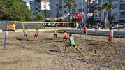 Atakum sahilinde voleybol şampiyonu belli oldu