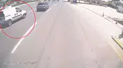 Ankara'da otobüs kazasının dehşet anları kameraya yansıdı