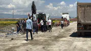 Çorum'da inşaat faciasından son anda dönüldü