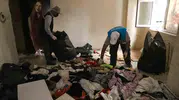 Diyarbakırda mahalleliyi bezdiren çöp ev boşaltıldı