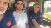 Sınava giderken asansörde kaldı itfaiye hayatını kurtardı