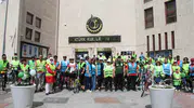 Uşak sokakları sağlıklı yaşam için pedallara ev sahipliği yaptı