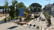 Yenipazar girişindeki bozuk yollar nihayet yenileniyor