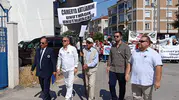 Edirne'de Yunanistan Konsolosluğu önünde protesto