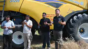 Balıkesir'de dev hububat hasadı başladı